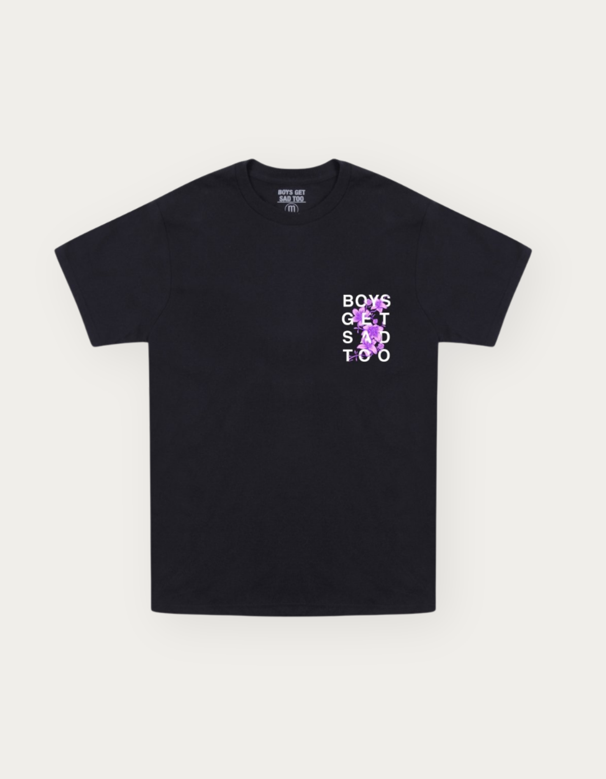 FLOWER TEE BLACK