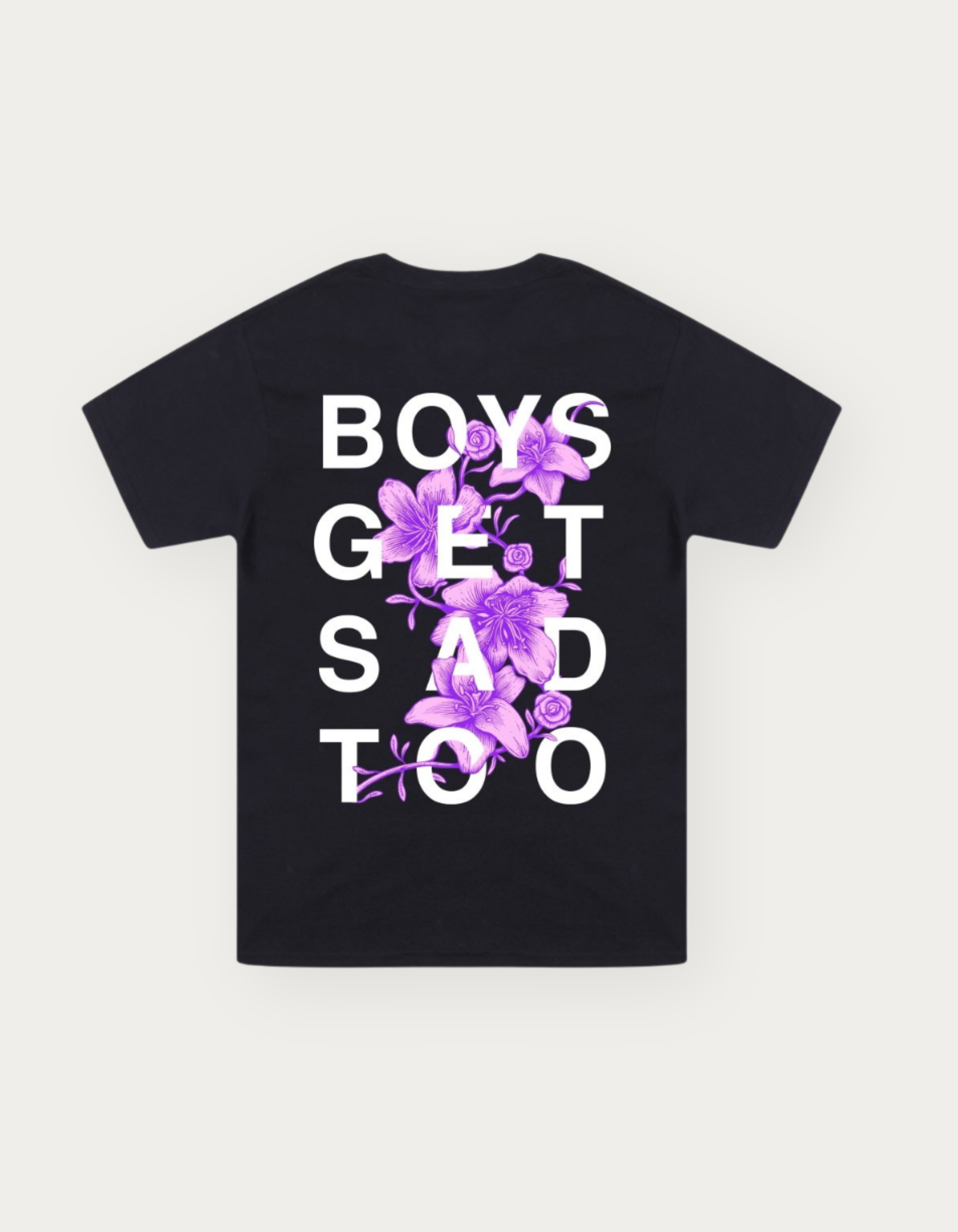 FLOWER TEE BLACK
