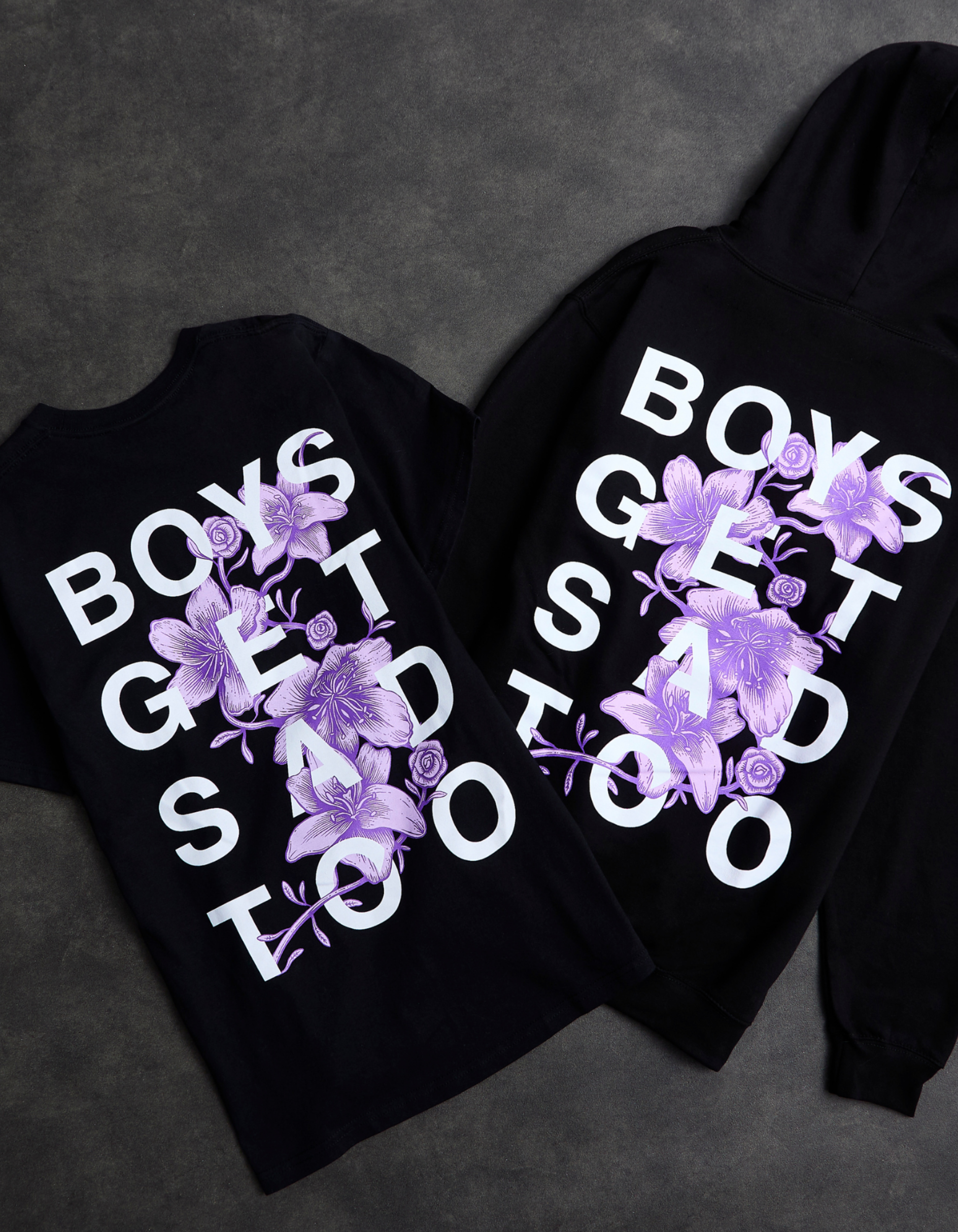FLOWER TEE BLACK