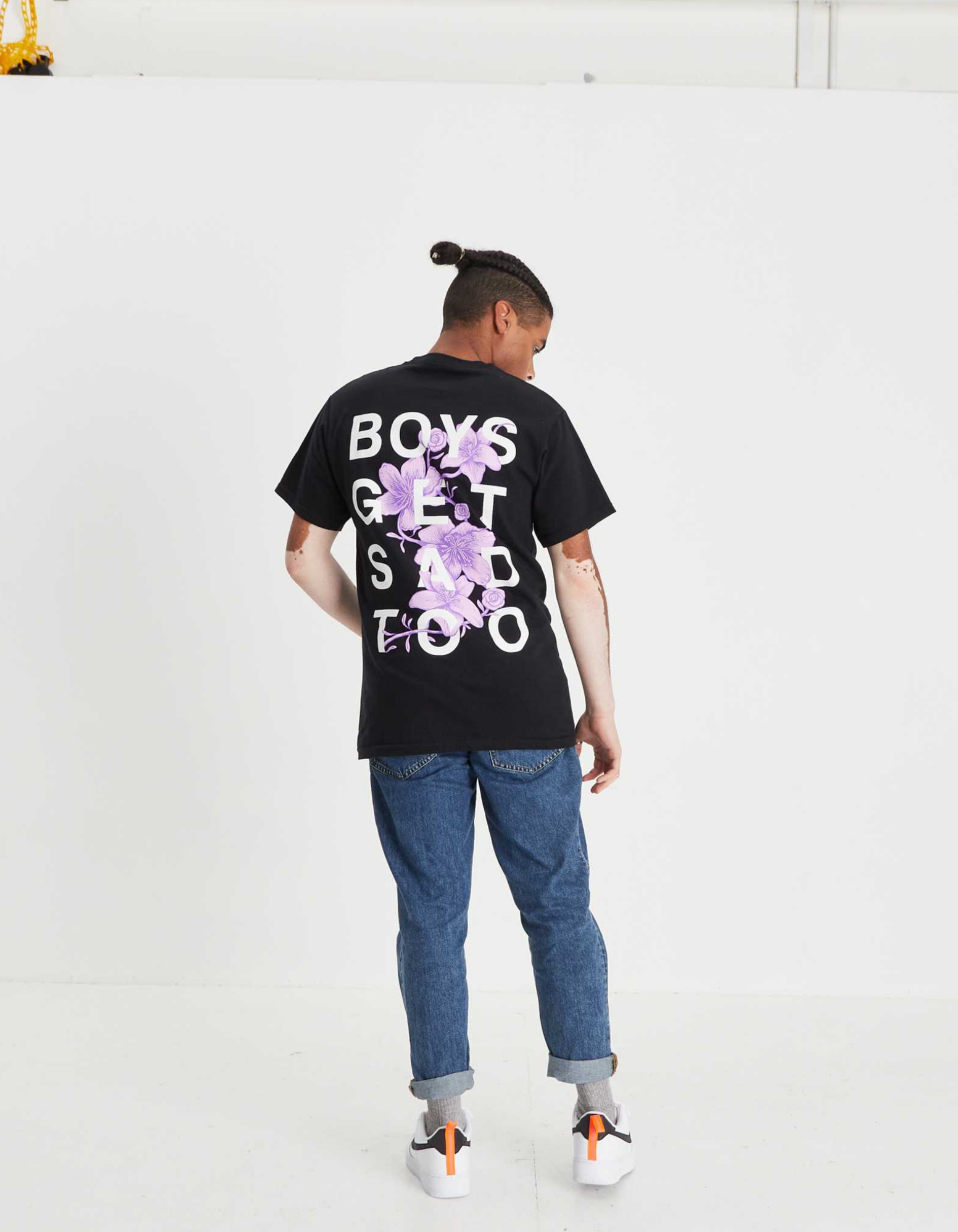 FLOWER TEE BLACK
