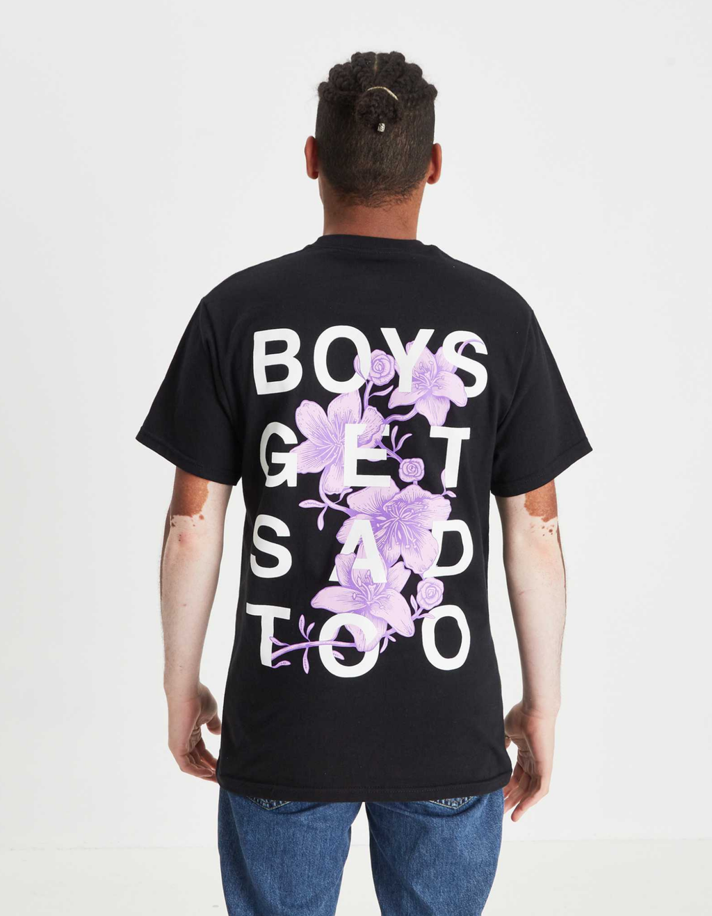 FLOWER TEE BLACK