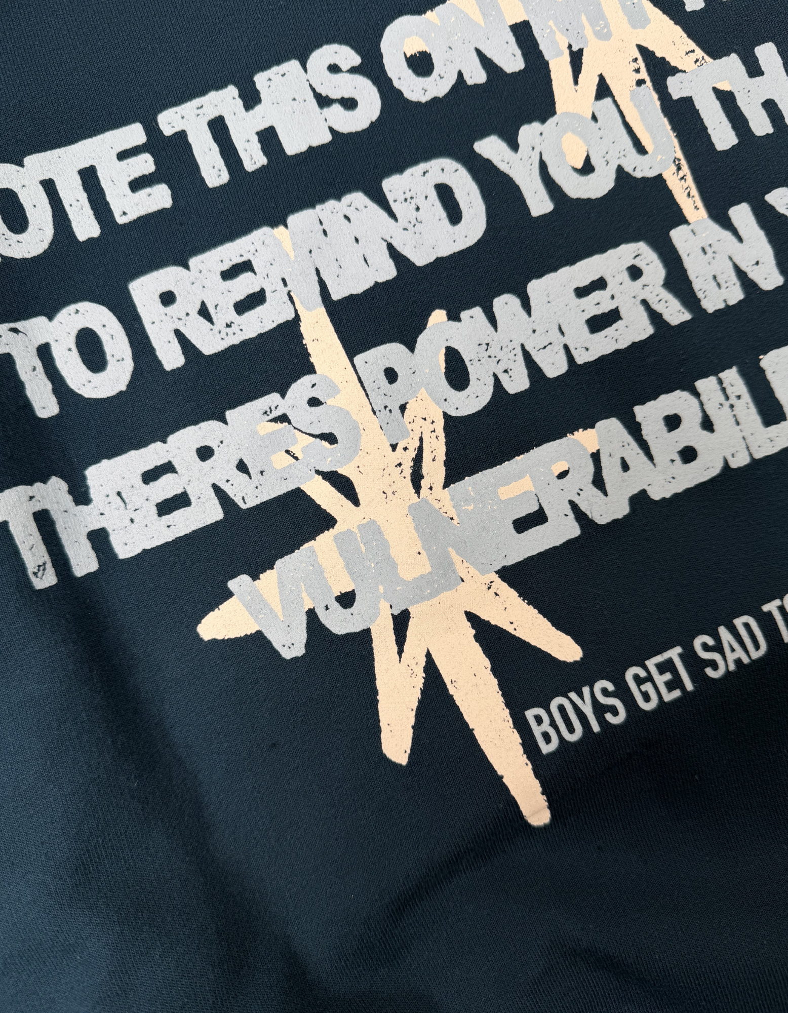 I WROTE HOODY NAVY