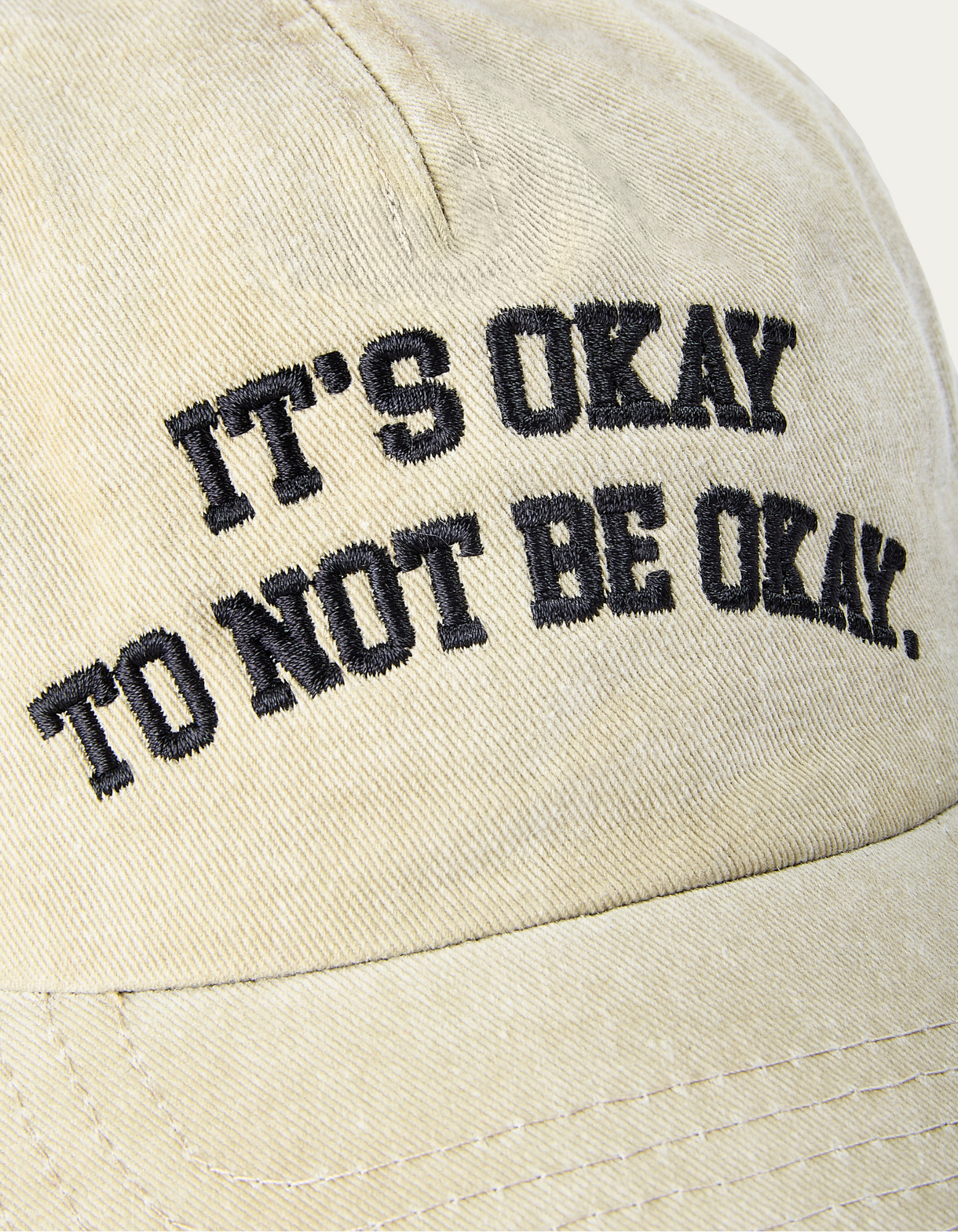 IT'S OKAY VINTAGE STONE 5-PANEL CAP
