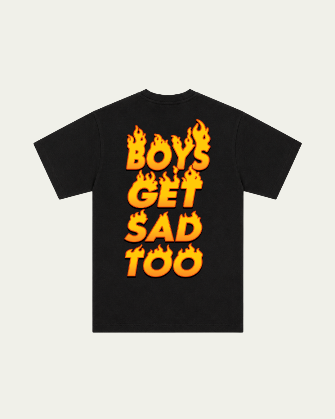 FLAMES BLACK TEE