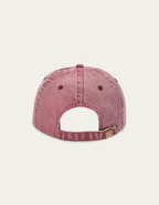 SCRIPT VINTAGE RED 6-PANEL CAP