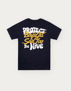 PROTECT THE HIVE BLACK TEE