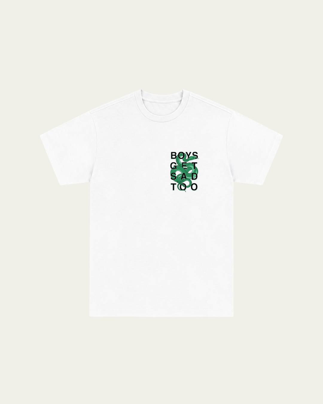 SNAKE WHITE TEE