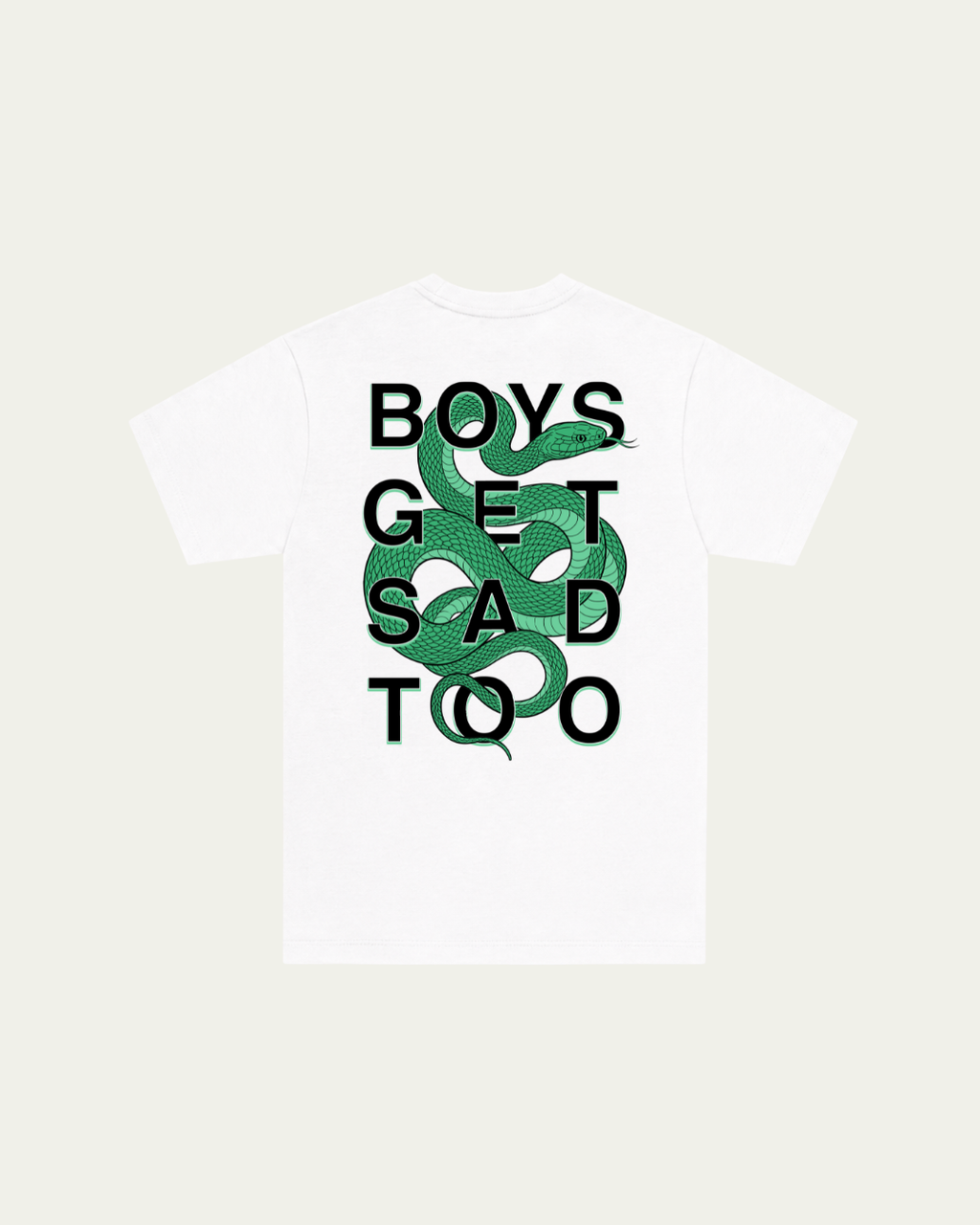 SNAKE WHITE TEE