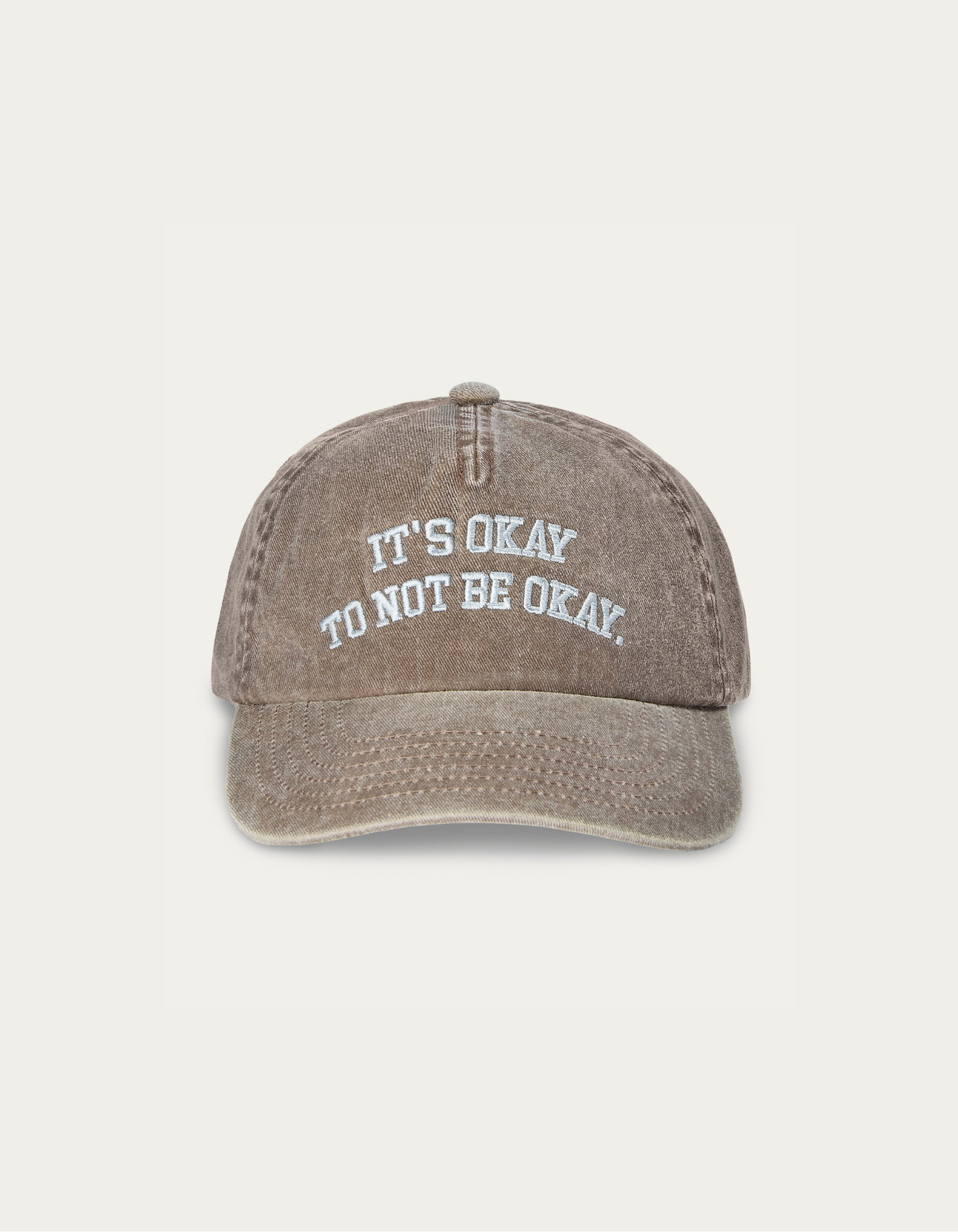 IT'S OKAY VINTAGE BROWN 5-PANEL CAP