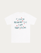 KEEP GOING TEE WHITE