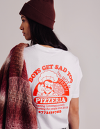 PIZZA TEE WHITE