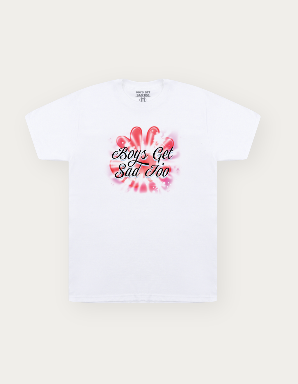 HEART BURST TEE WHITE
