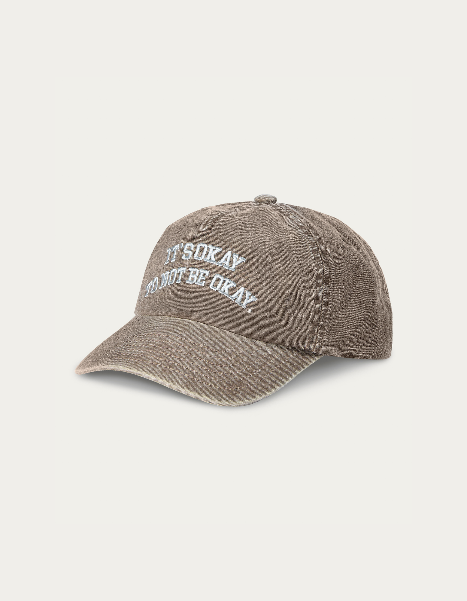 IT'S OKAY VINTAGE BROWN 5-PANEL CAP