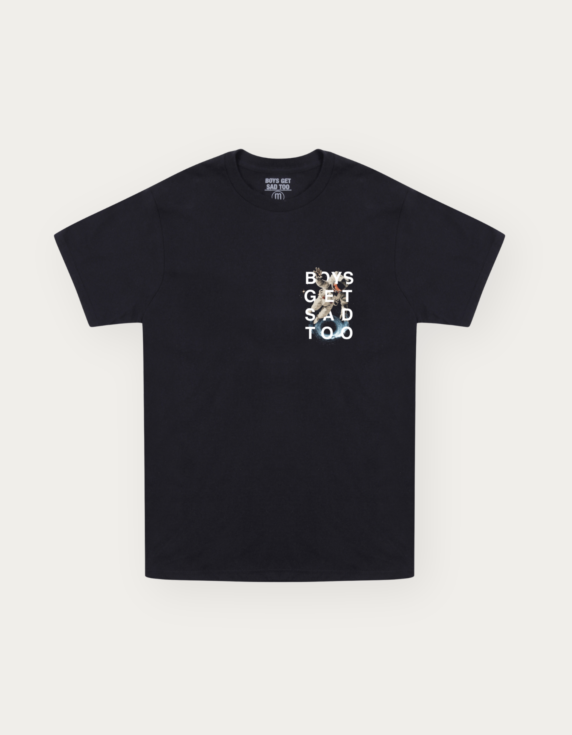 SPACEMAN TEE BLACK