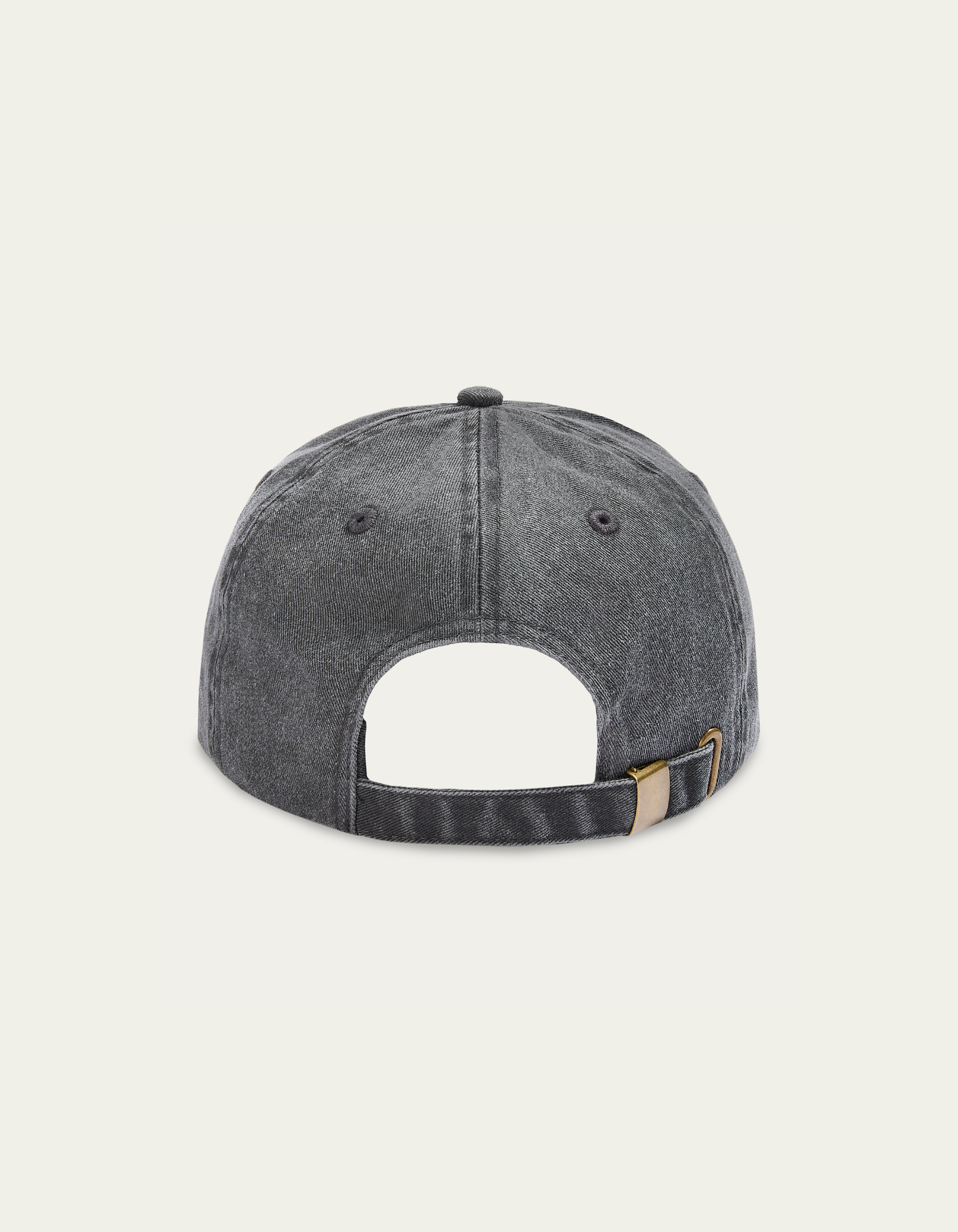 SCRIPT VINTAGE BLACK 6-PANEL CAP