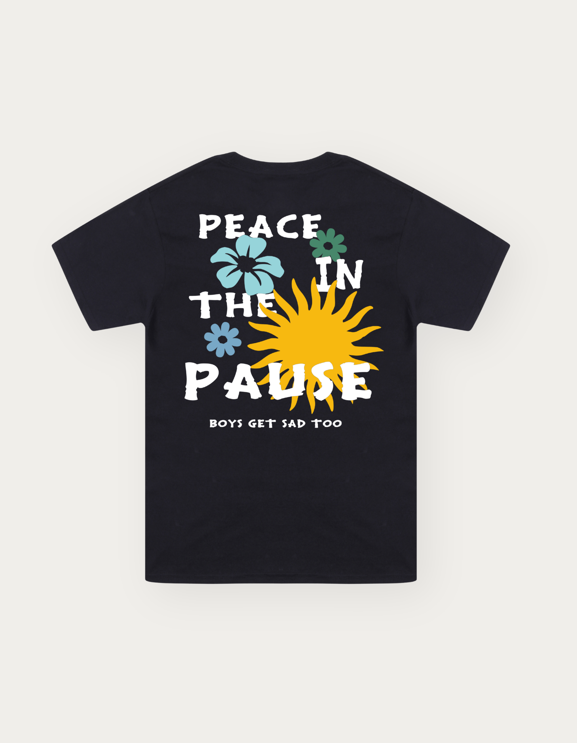 PEACE IN THE PAUSE TEE BLACK