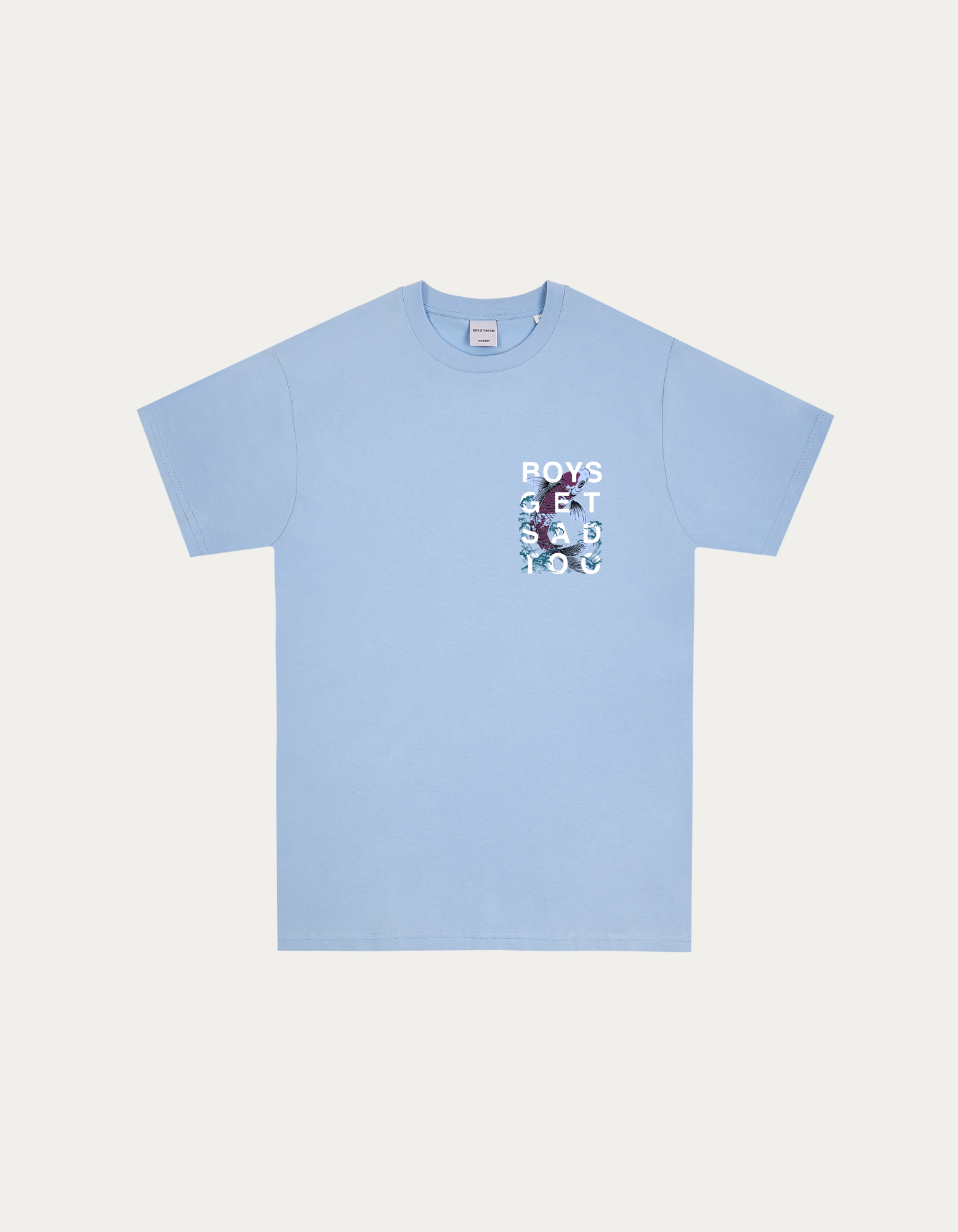 LUCKY KOI TEE BABY BLUE