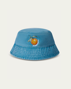 PEACHES BUCKET HAT VINTAGE BLUE