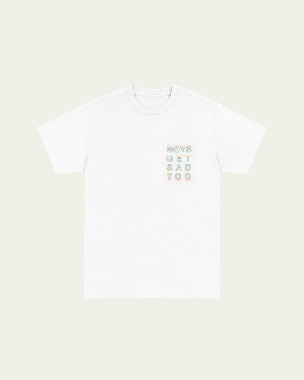MOTION BLUR WHITE TEE