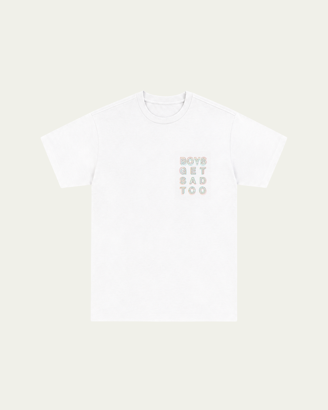 MOTION BLUR WHITE TEE